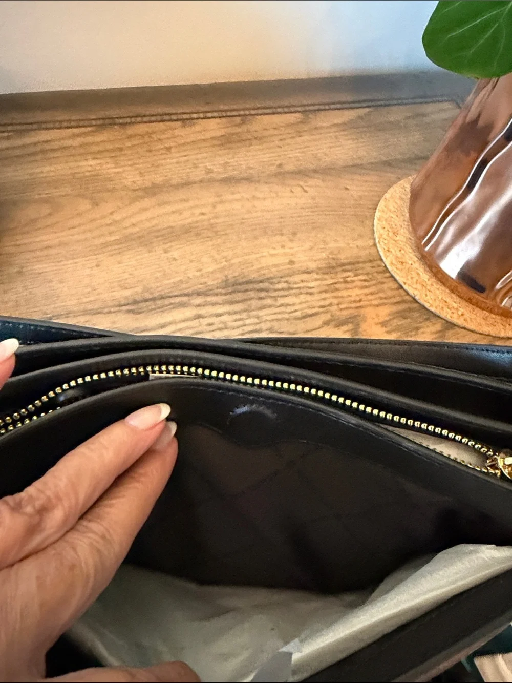 Michael Kors compact pebbled